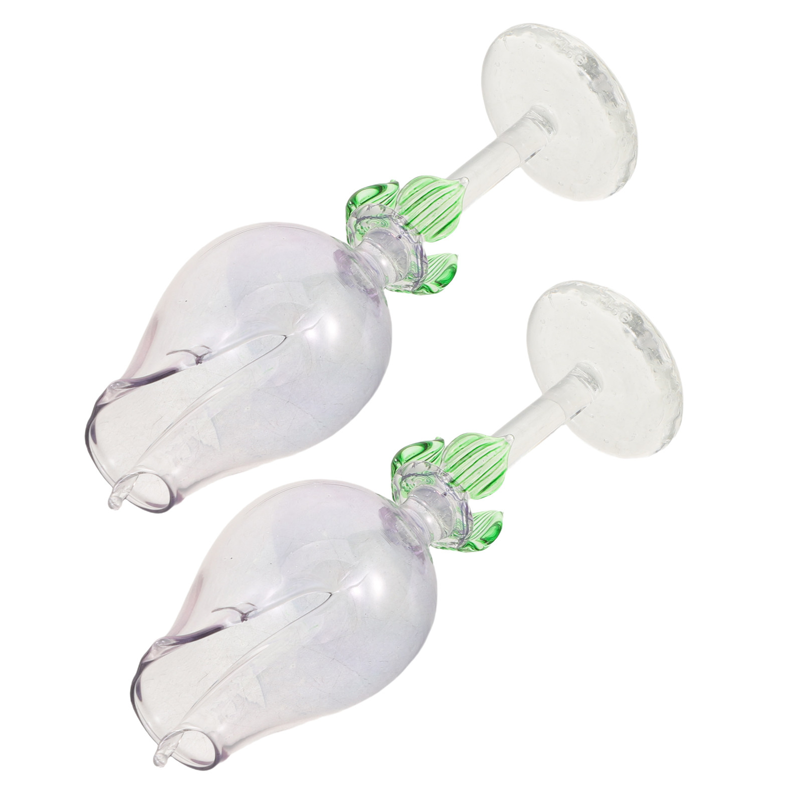 Home Fragrance With Essential Oils - 2Pcs Flower Shaped Glass Essential Oil