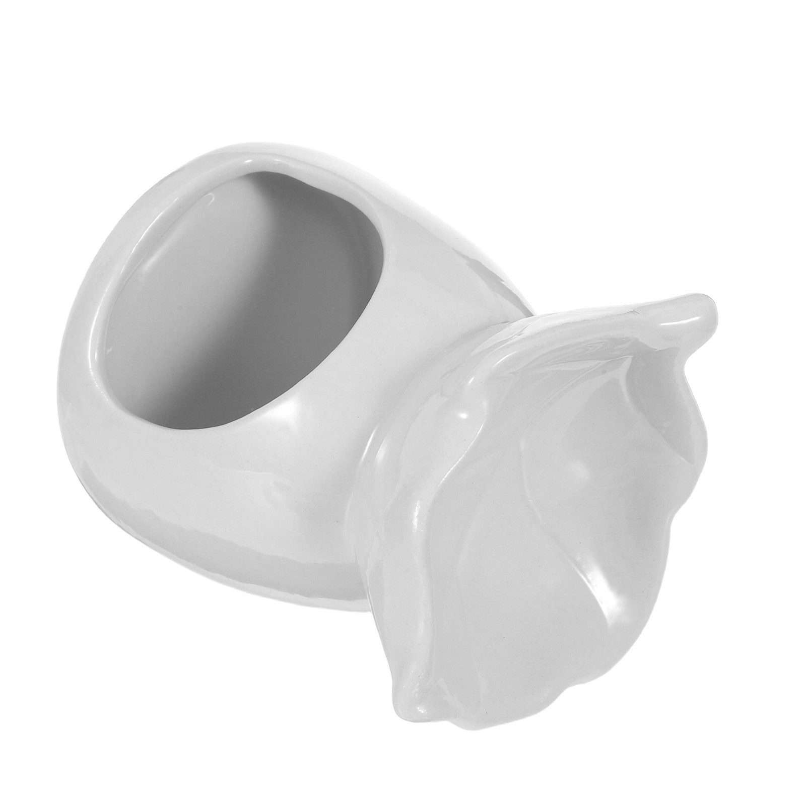 Home Fragrance With Essential Oils - Ceramic Holder Elegant Leaf-Shaped Tea Light