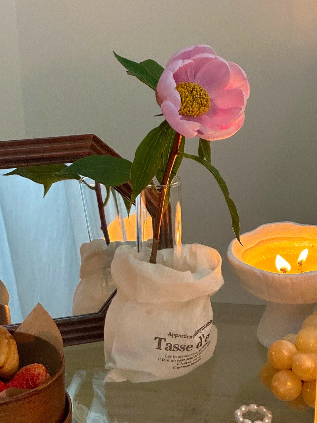 Home Fragrance In French - Shinymomo Creative French Style Glass Flower