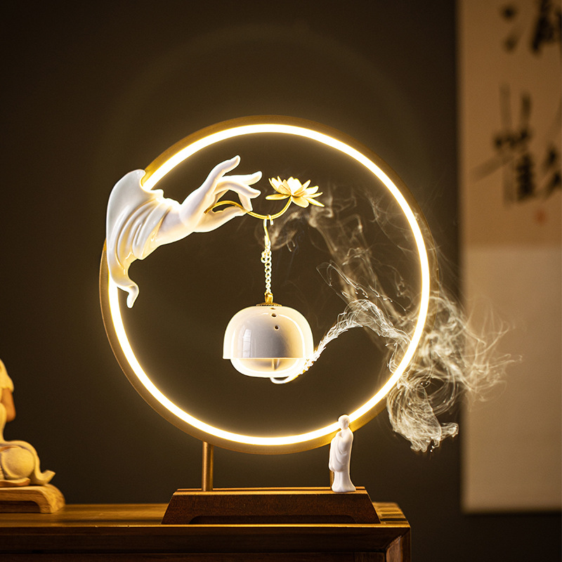 Home Fragrance Incense - 30cm Hanging Backflow Incense Burner with