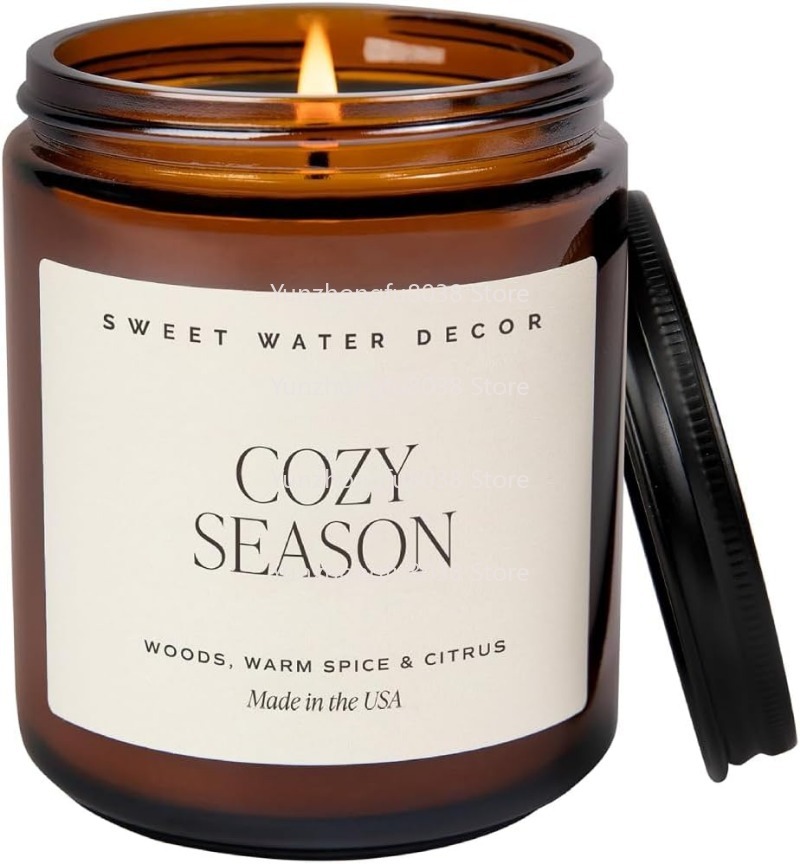 Warm Spice, and Citrus Scent f - Amber Jar Candle review and price