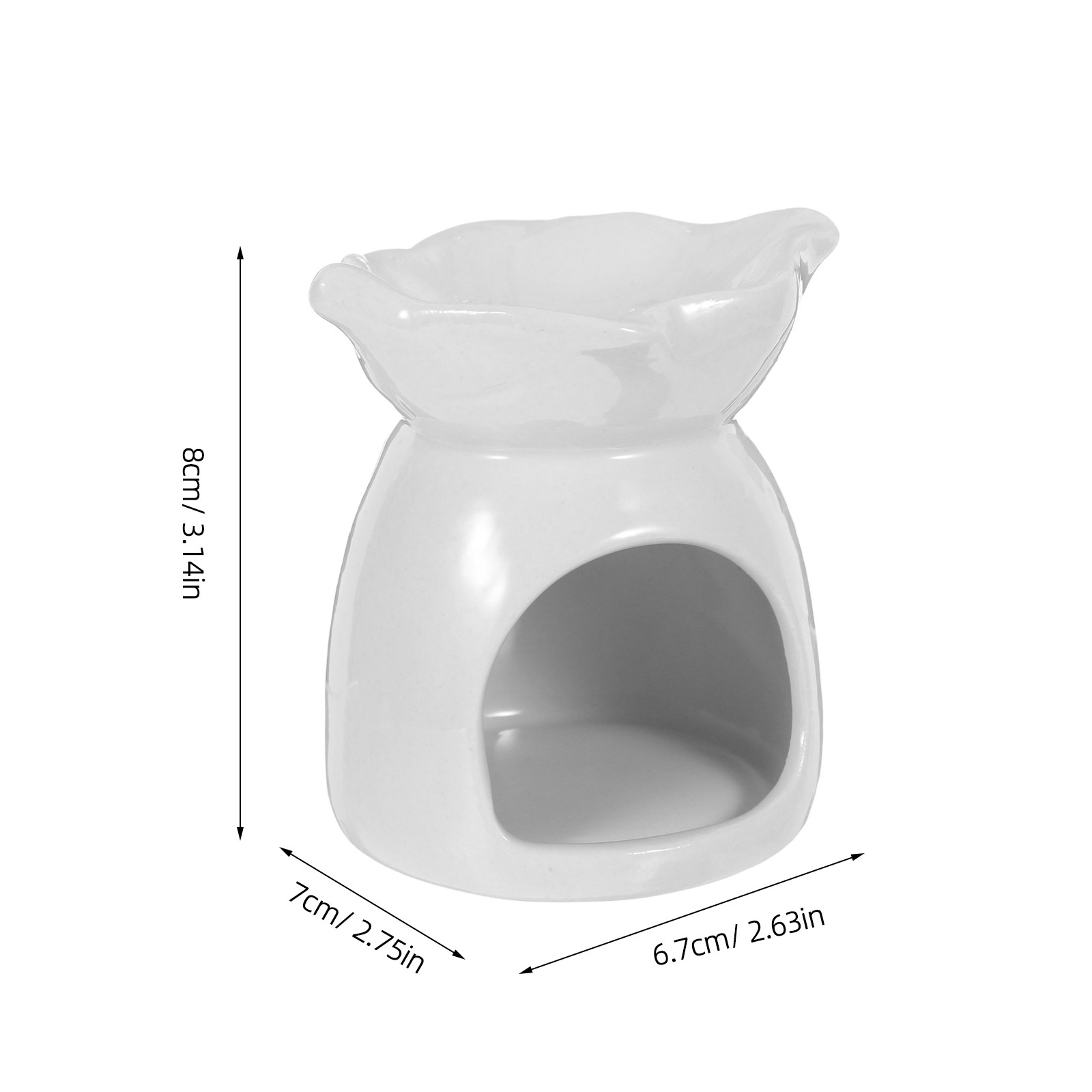 Ceramic Holder Elegant Leaf-Sh - Home Fragrance With Essential Oils review and price