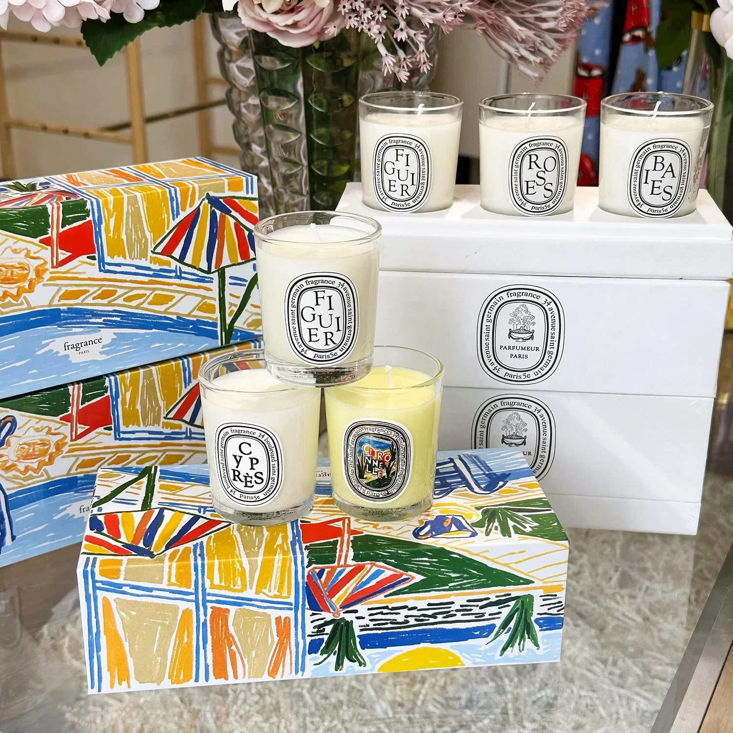 Aromatherapy Candle Natural Pl - Home Fragrance In French review and price