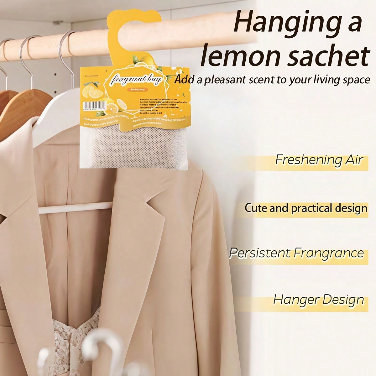 Hanging Lemon Scented Sachets, - Fragrance Home Decor review and price