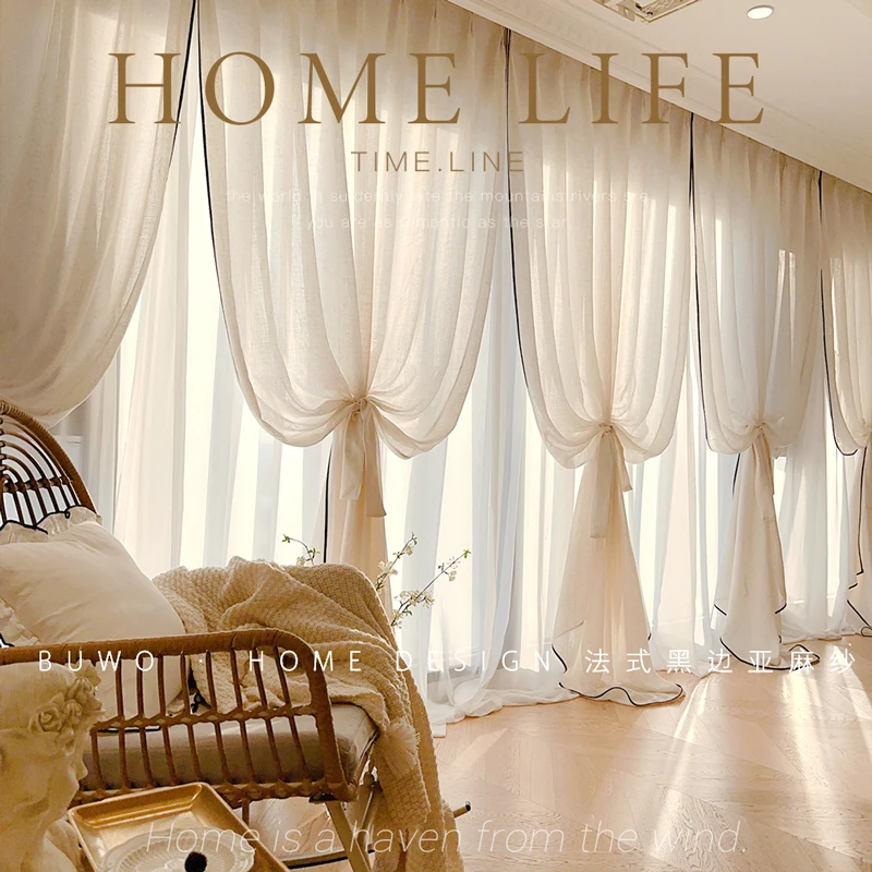 Black Border Linen Gauze Small - Home Fragrance In French review and price