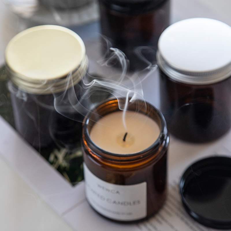 Amber Glass Candle Jars with L - Amber Jar Candle review and price