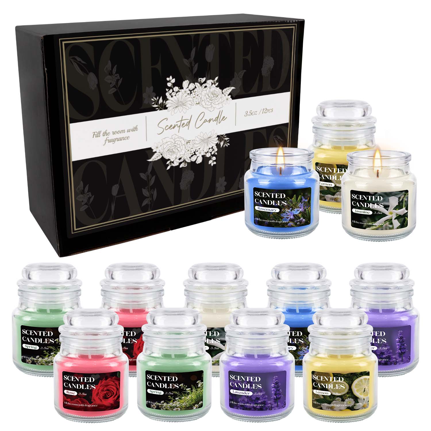 12 pieces of rotating bottle c - Fragrance Your Home review and price