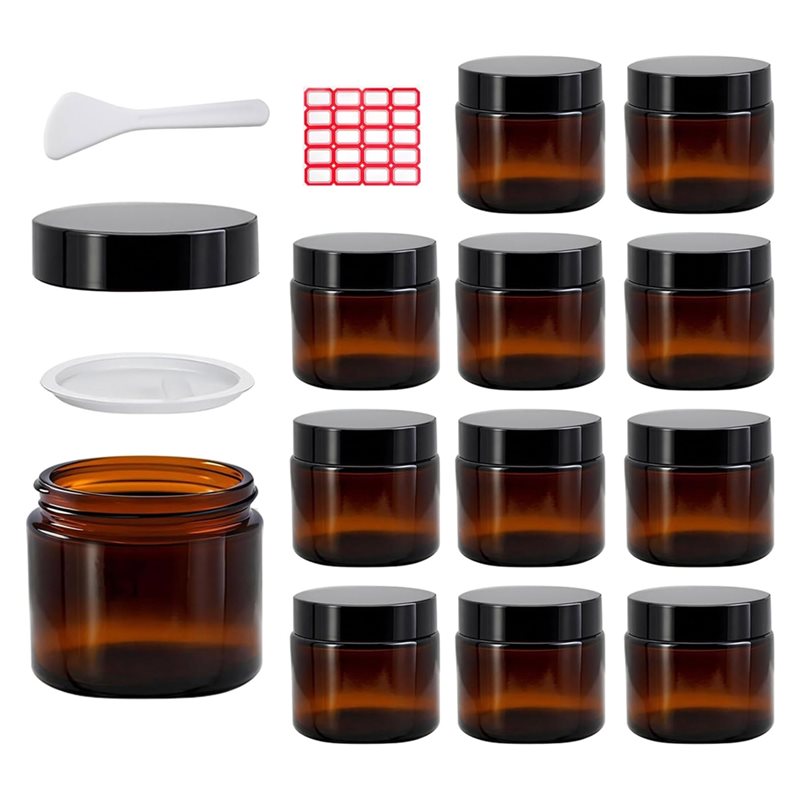 Leakproof Inner Lids, 12Pcs 2  - Amber Jar Candle review and price