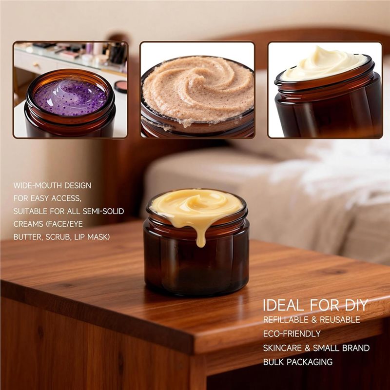 For Homemade Cosmetics, Balms, - Amber Jar Candle review and price