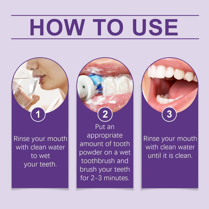 9D Purple Tooth Powder, 48-Hou - Fragrance Your Home review and price